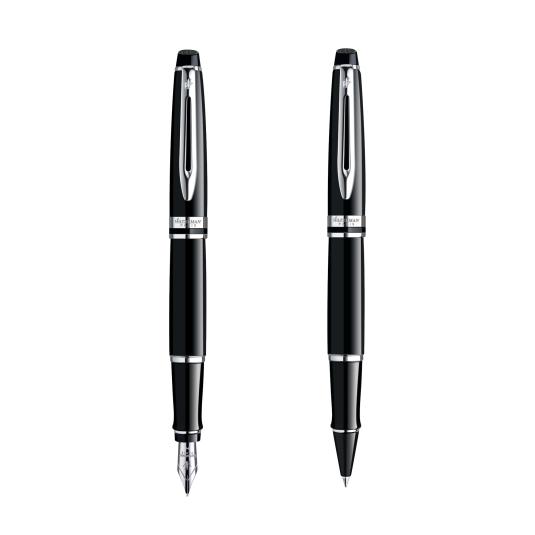 STYLO BILLE WATERMAN PLAQUE OR MOTIFS GRAINS D'ORGE recharge neuve ajustée  J65