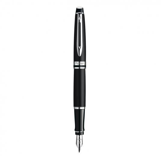 Stylo Waterman Perspective Ombres et Lumieres avec Diloro étui en cuir pour stylo Rollerball Pen noir et blanc 