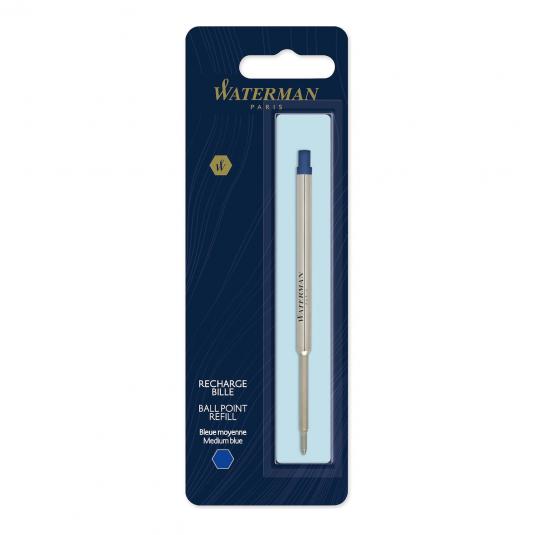 Stylo personnalisé Waterman - Bille Hémisphère Acier Satiné CT