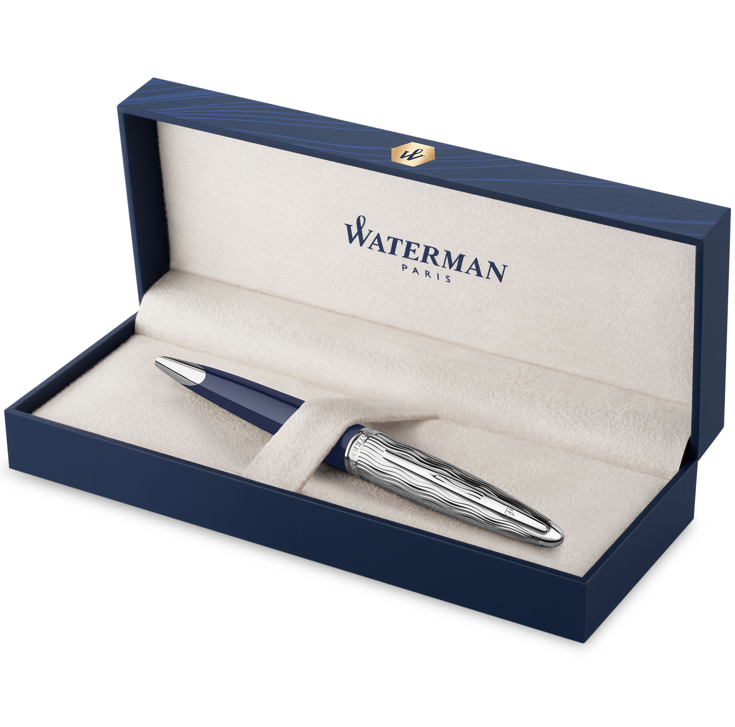 STYLO Bille WATERMAN Vintage – Bleu – Occasion – Plume Acier
