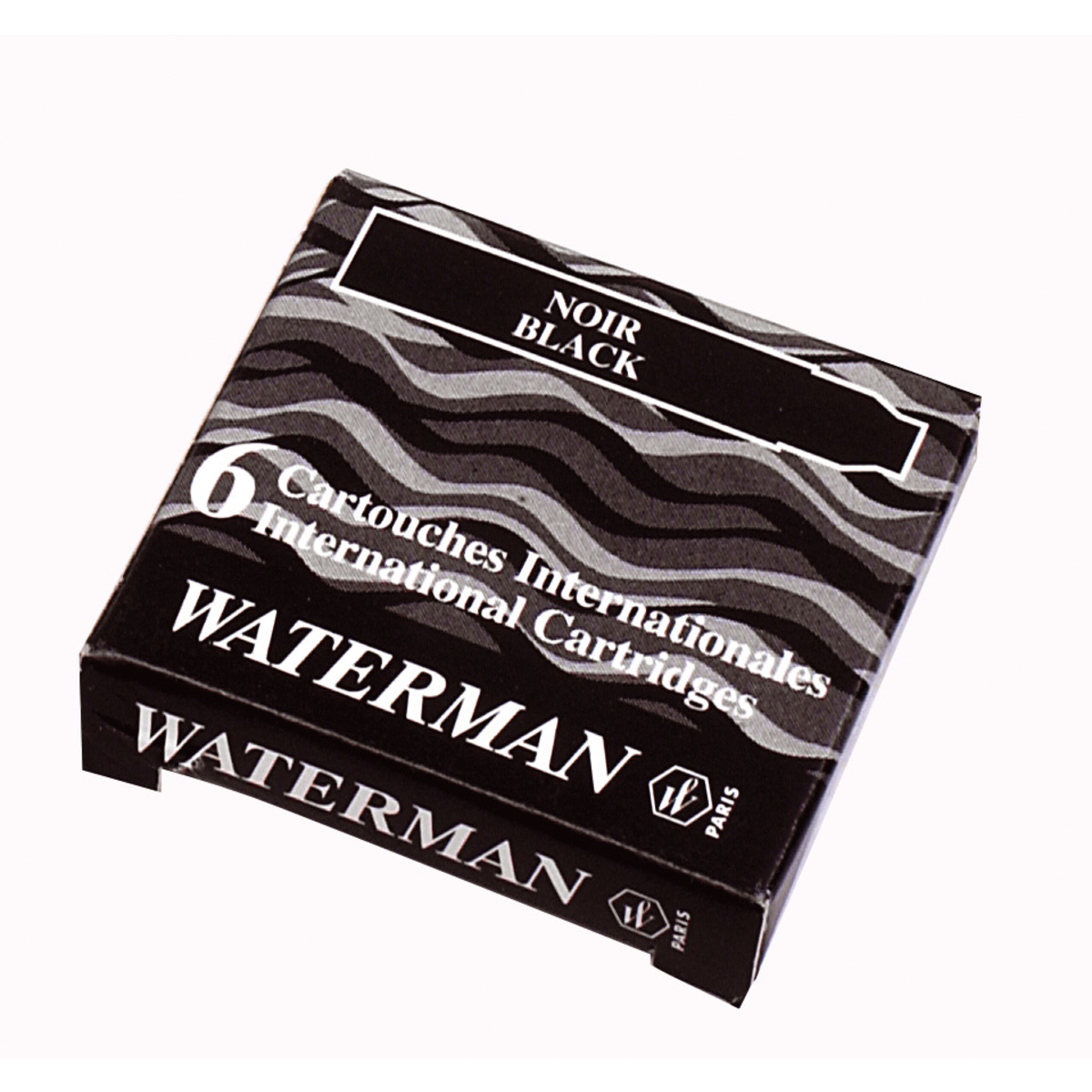 Waterman Etui de 8 cartouches standard encre noire - prix pas cher