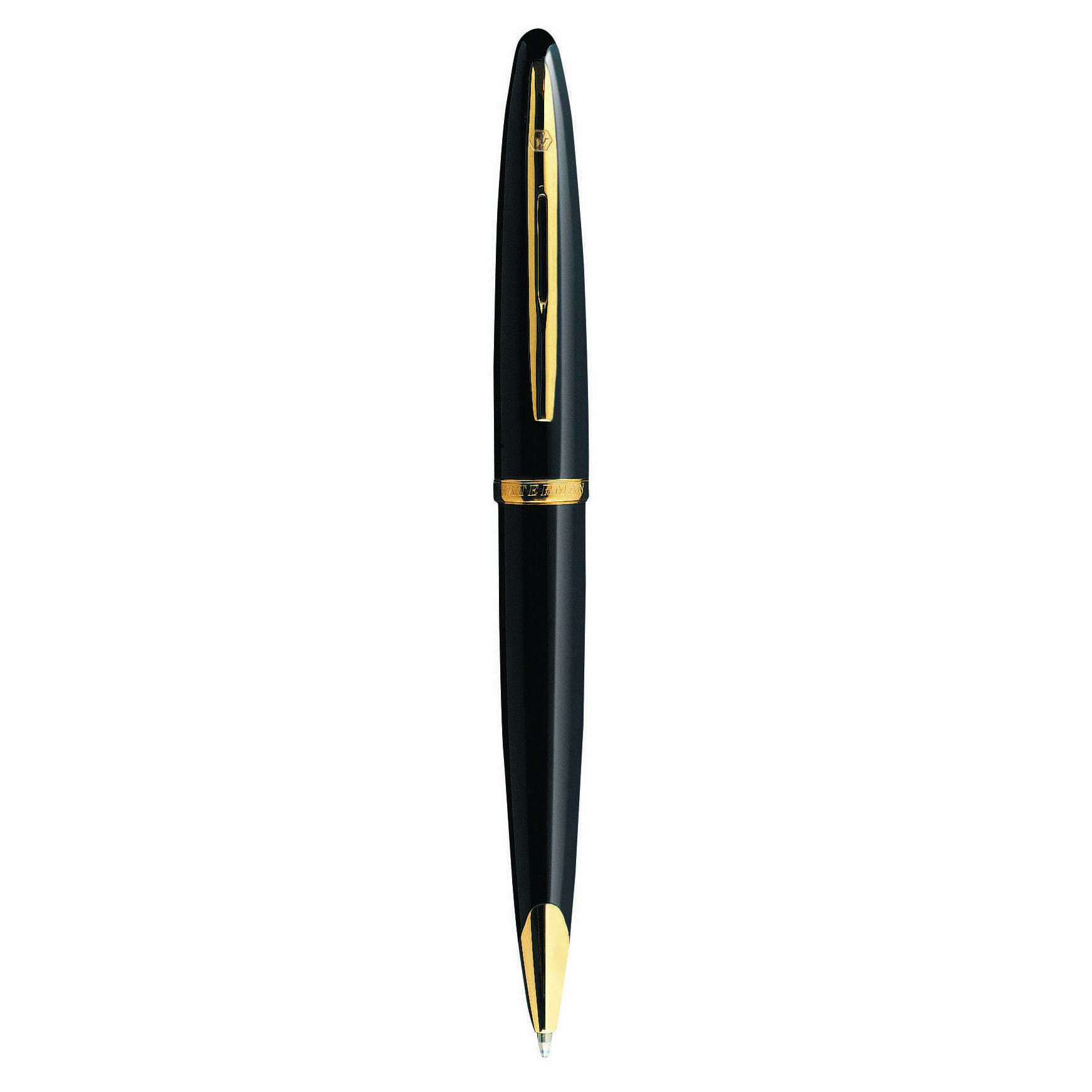 Stylo bille Waterman Carène Contemporain Blanc et Métal ST