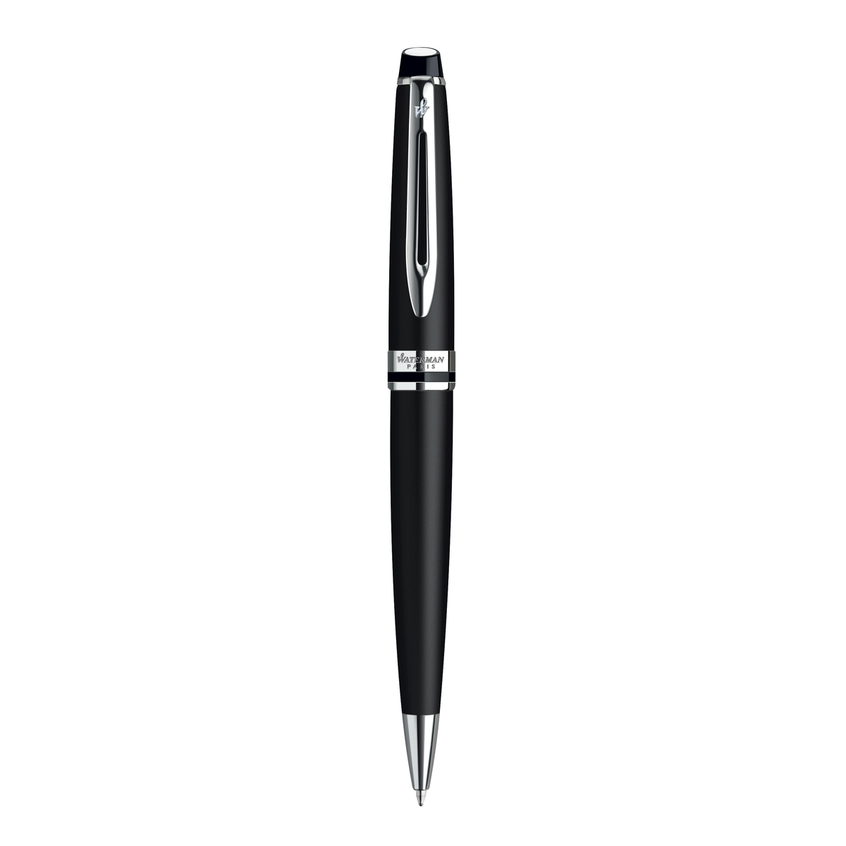 Stylo Bille WATERMAN® Hémisphère Acier Mat sur