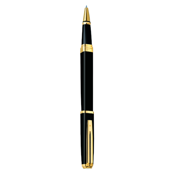 Stock Bureau - WATERMAN Roller à encre Expert Black vernis G.C