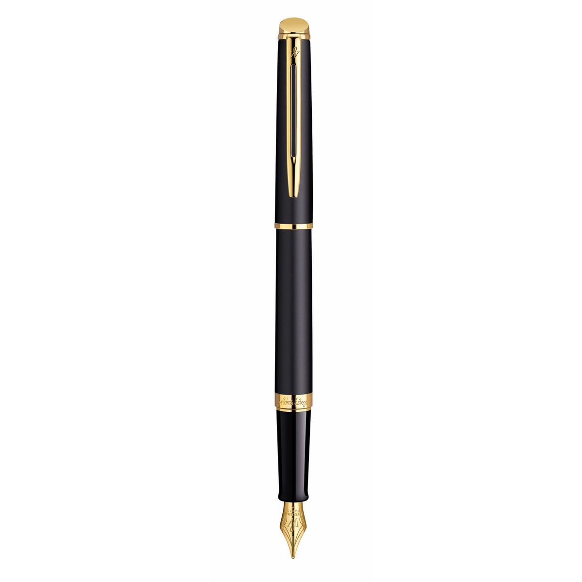 Stylo plume Waterman Hémisphère noir mat GT Stylo Waterman